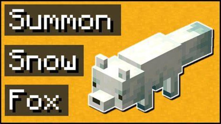 How to summon snow fox minecraft