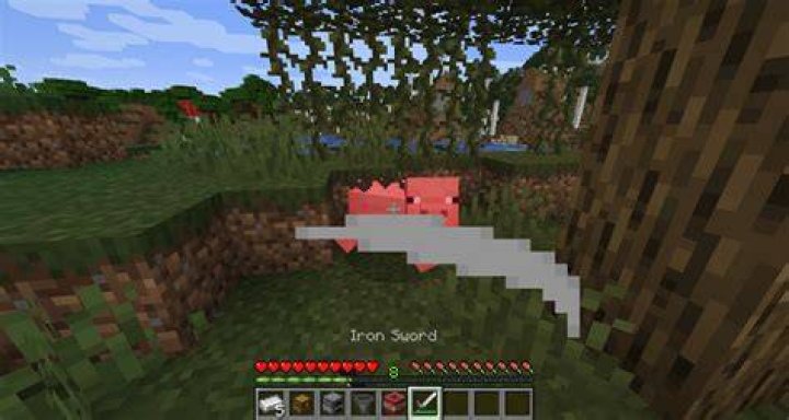 How to swing sword in minecraft
