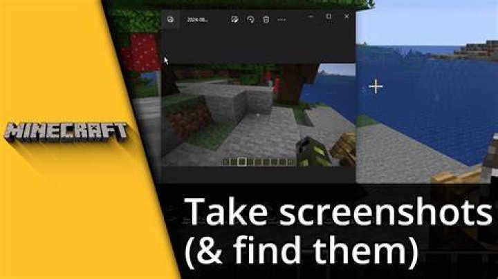 How to take a minecraft screenshot