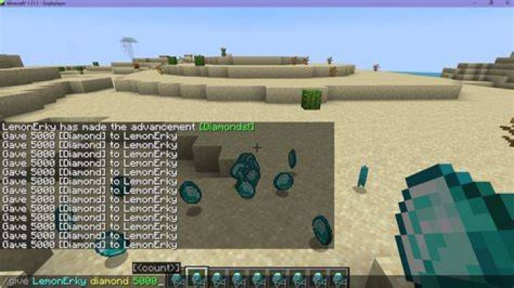 How to talk in console minecraft