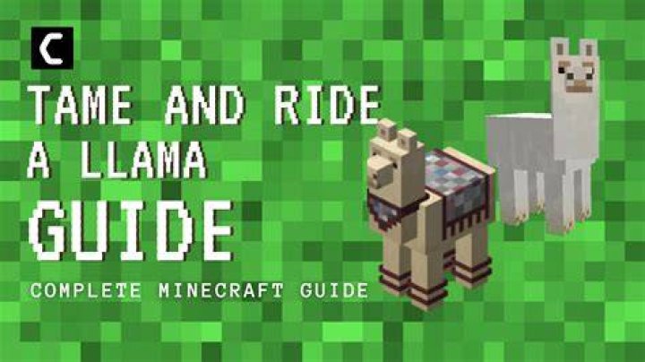 How to tame a llama in minecraft