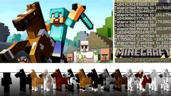 How to teleport horses in minecraft