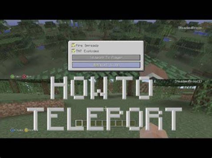 How to teleport in minecraft on xbox