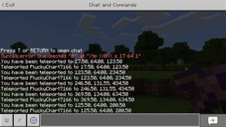 How to tp on minecraft xbox
