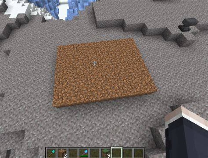 How to turn dirt into grass minecraft