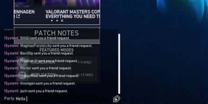 How to type in team chat valorant