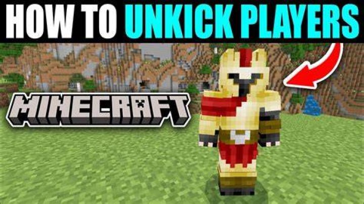 How to unkick a player in minecraft