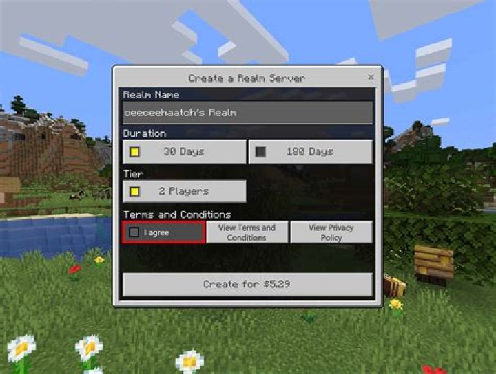 How to update a minecraft realm bedrock