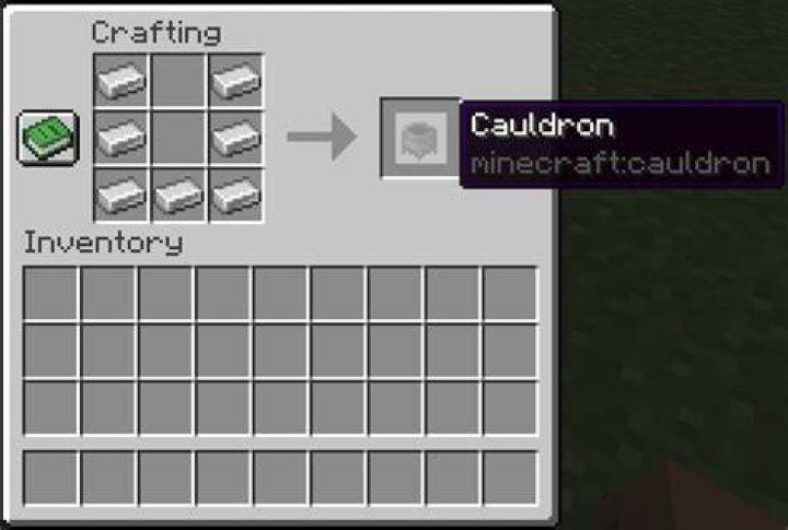 How to use a cauldron in minecraft