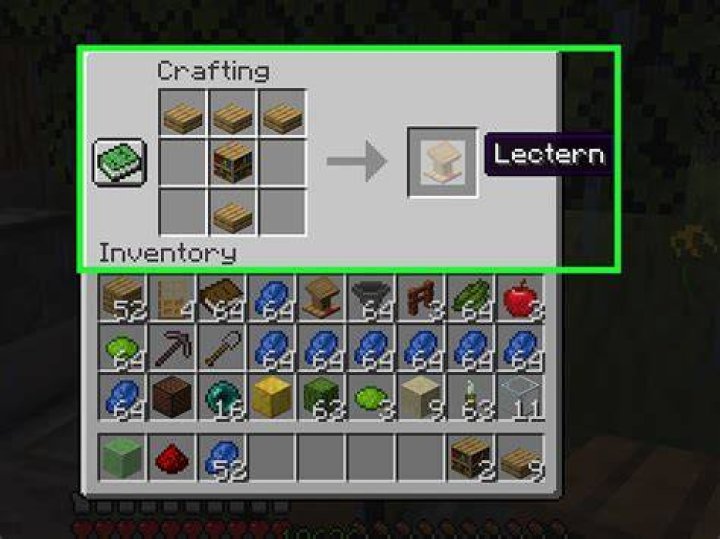 How to use a lectern in minecraft