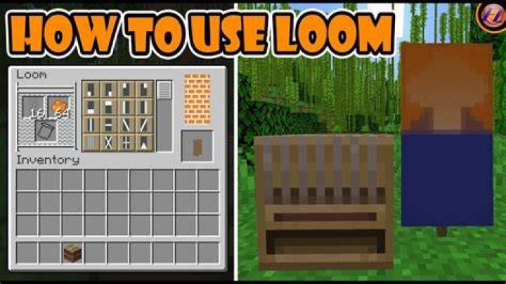 How to use a loom in minecraft