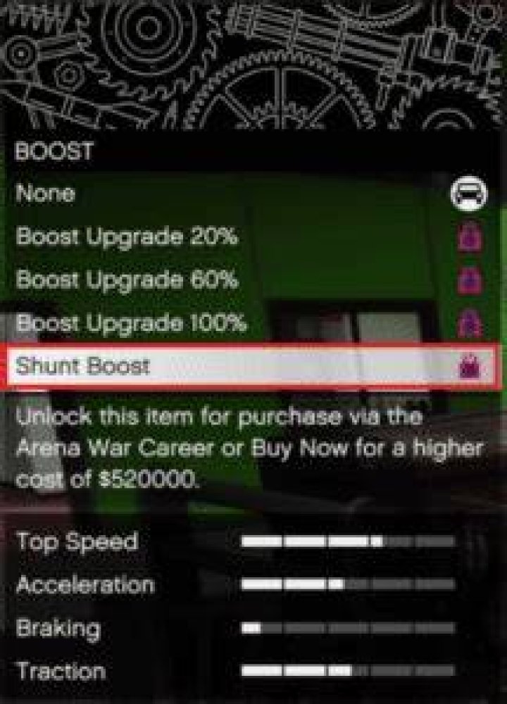 How to use boost in gta 5