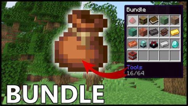 How to use bundle in minecraft