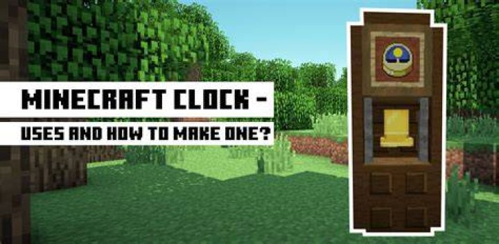 How to use clock in minecraft