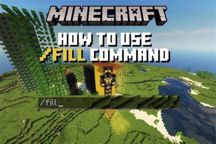 How to use fill command in minecraft