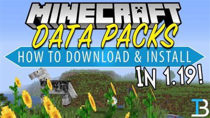 How to use minecraft data packs