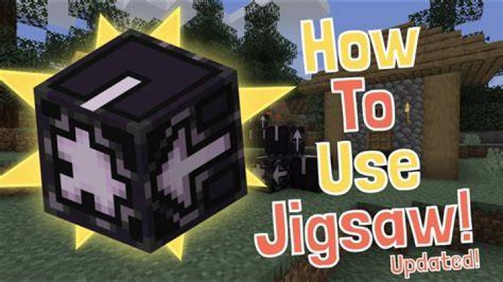 How to use minecraft jigsaw block