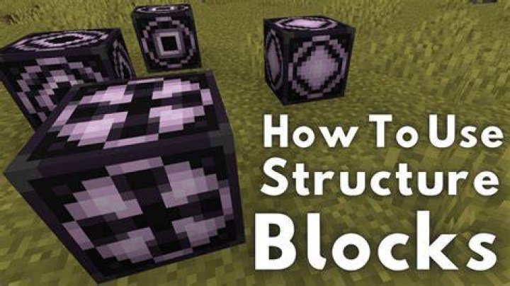 How to use minecraft structure block