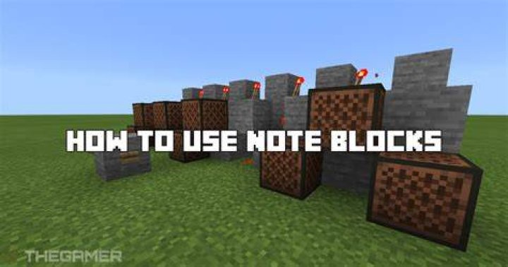 How to use note blocks in minecraft