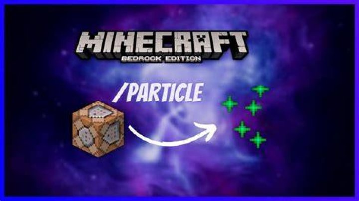 How to use particles in minecraft