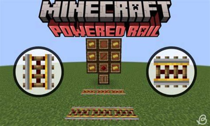 How to use powered rails in minecraft