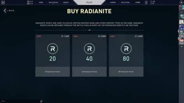How to use radianite points valorant