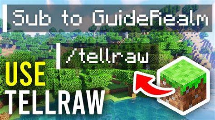 How to use tellraw in minecraft