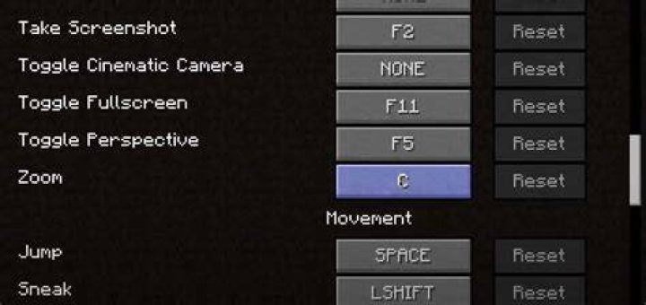 How to zoom in minecraft without mods