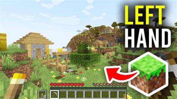 Minecraft 1.9 how to use left hand