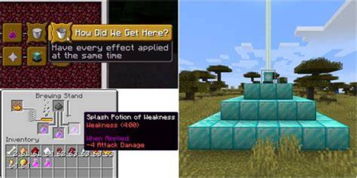 Minecraft achievement how did we get here