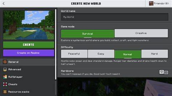 Minecraft crashes when creating new world