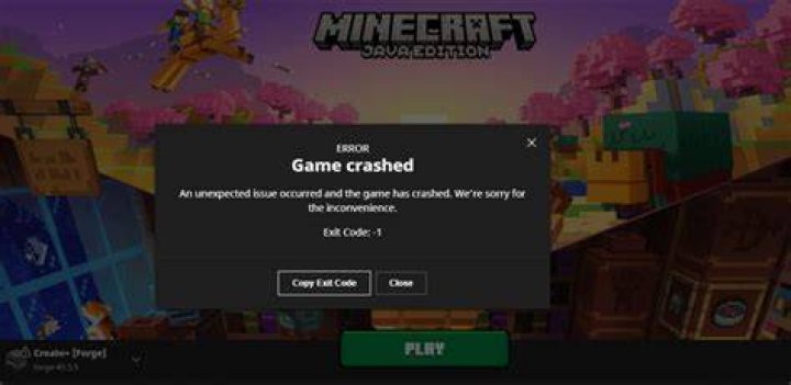 Minecraft crashes when i press play