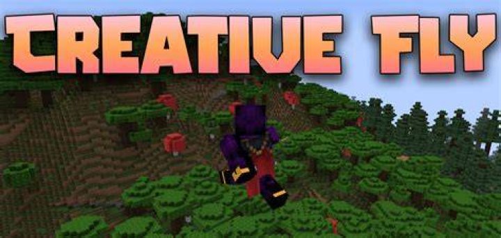 Minecraft creative mode how to fly