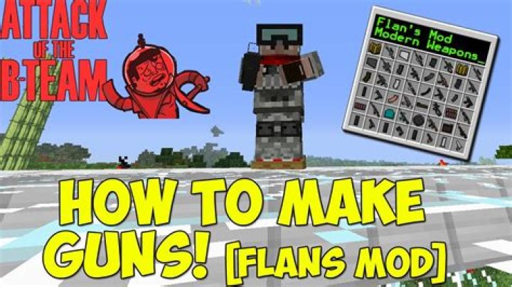 Minecraft flans mod how to make guns