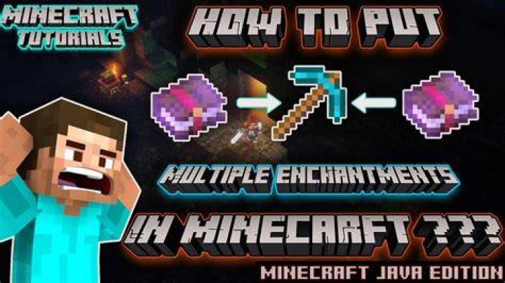 Minecraft how to add multiple enchantments