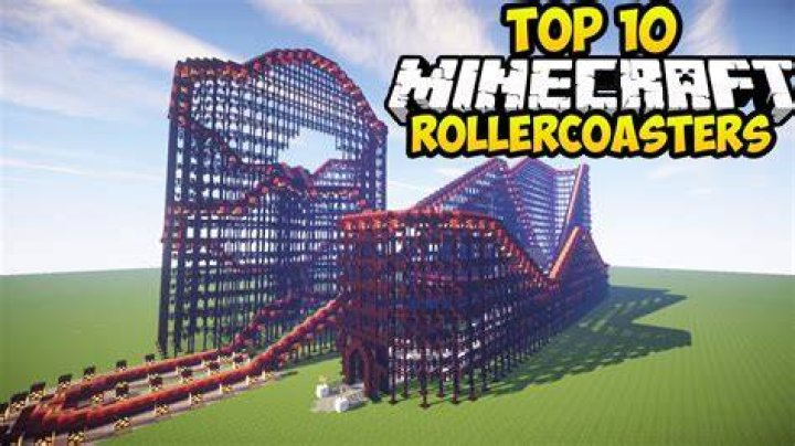 Minecraft how to build a rollercoaster