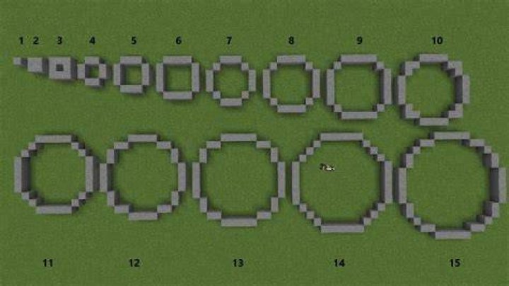 Minecraft | how to build circles