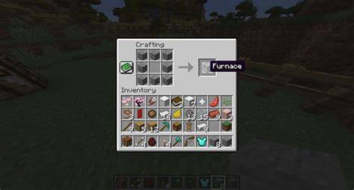 Minecraft how to craft a furnace