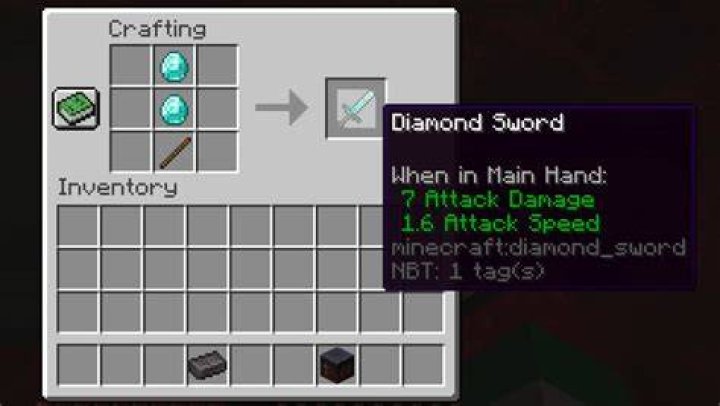Minecraft how to craft a sword