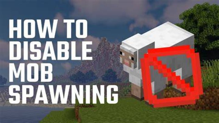 Minecraft how to disable mob spawning