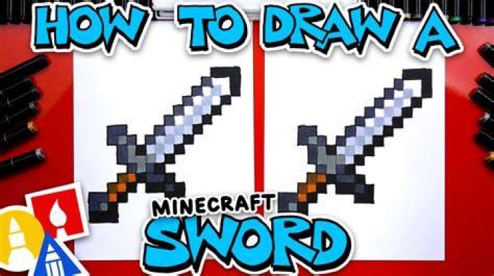 Minecraft how to draw a sword