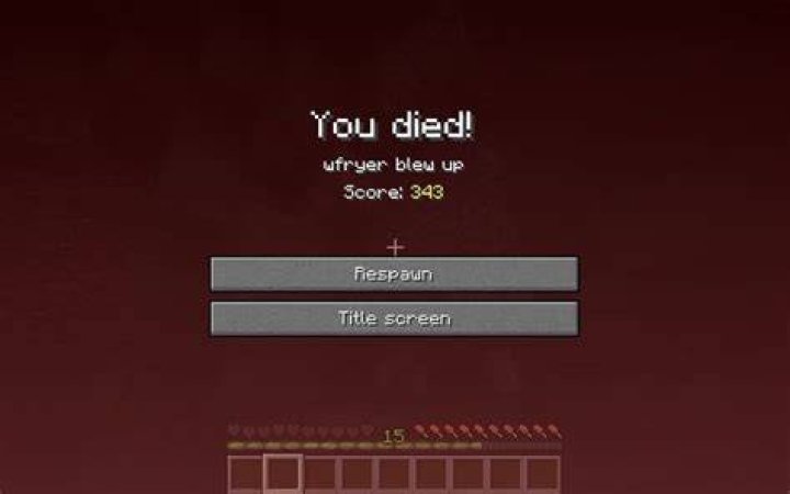 Minecraft how to find where you died