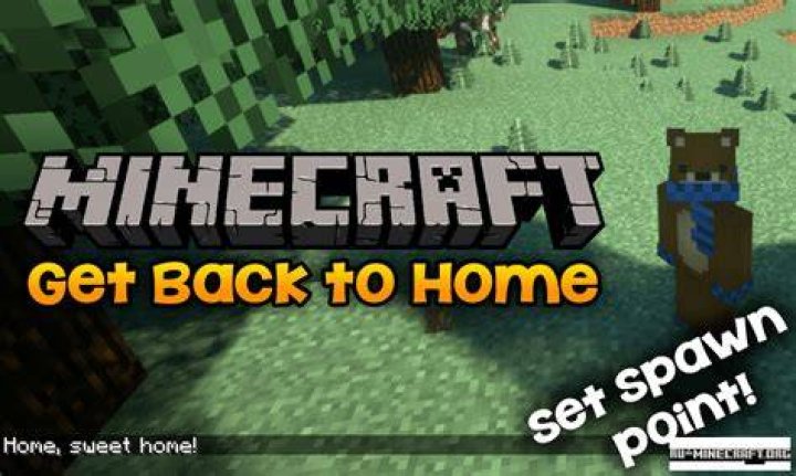 Minecraft how to get back home