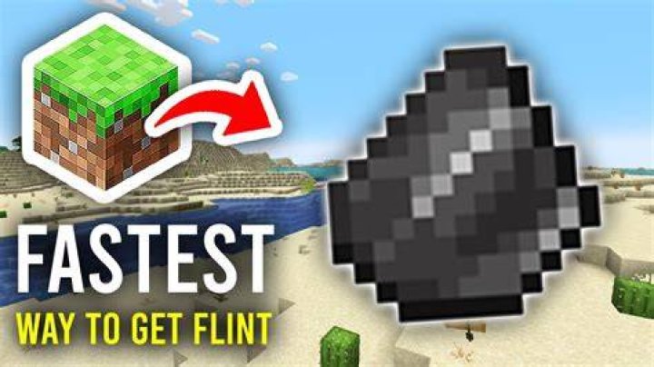 Minecraft how to get flint fast