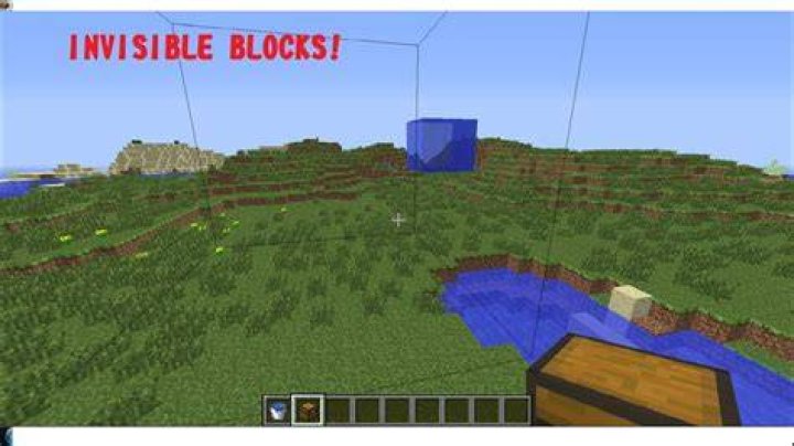Minecraft how to get invisible blocks