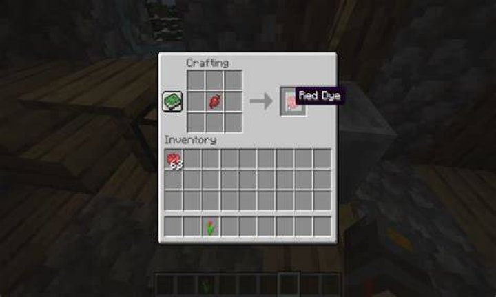Minecraft how to get red dye