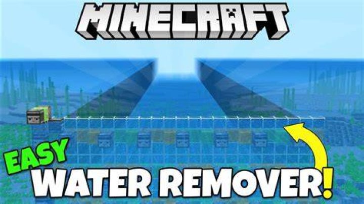 Minecraft how to get rid of water