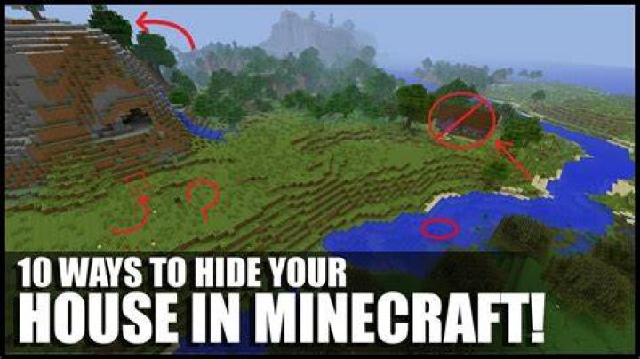 Minecraft how to hide your house