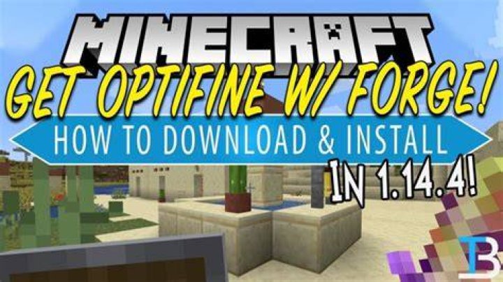 Minecraft how to install optifine 1.14