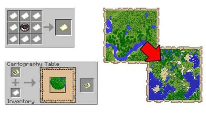 Minecraft how to level up maps